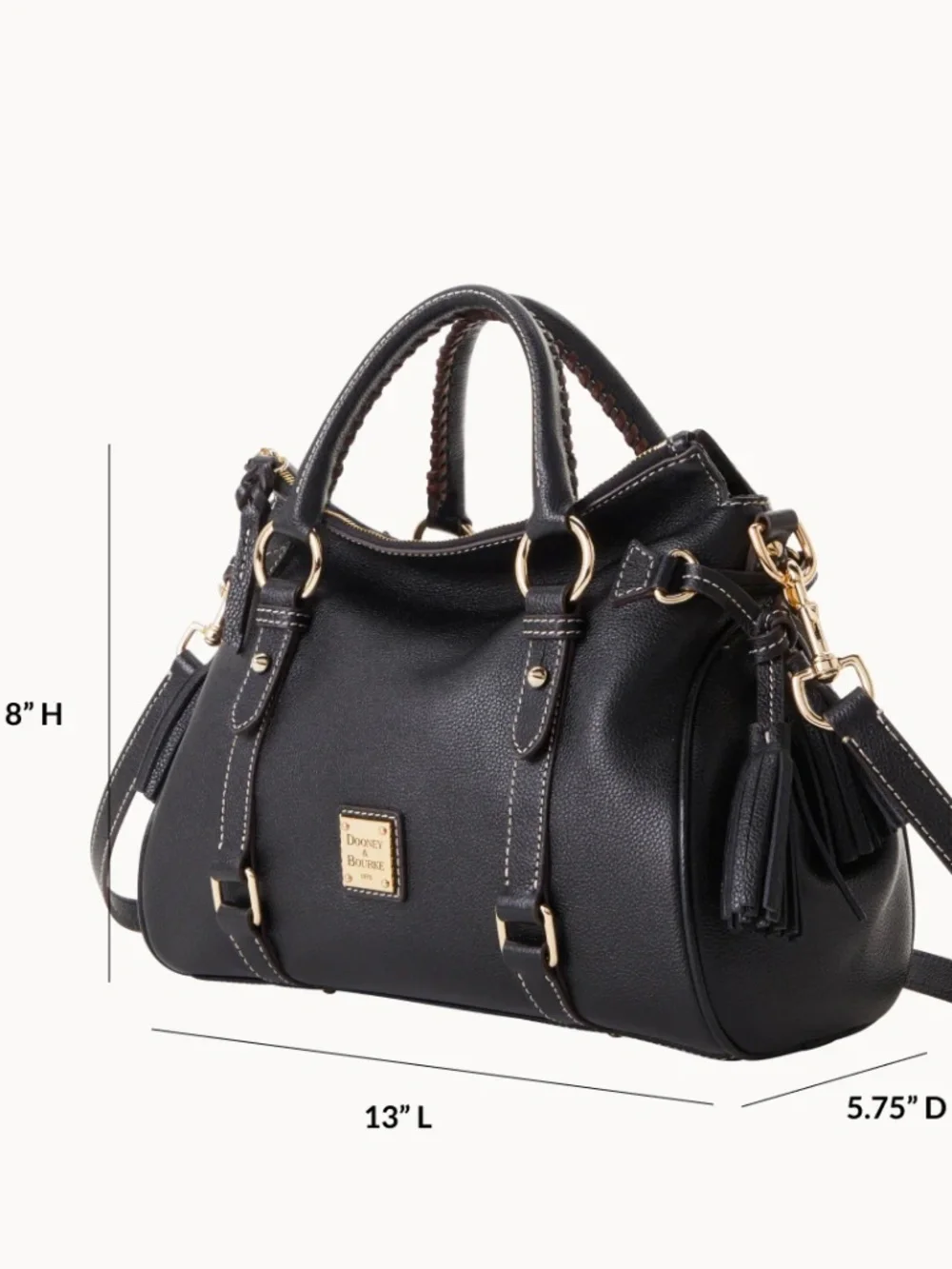 Dooney & Bourke Pebble Grain Satchel Small NWOT